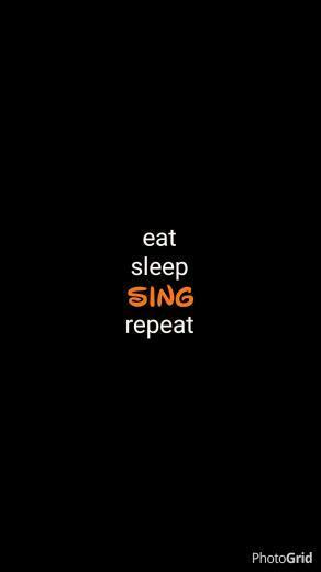 Eat Sleep Sing Wallpaper iPhone Cool In