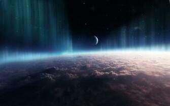 3d Space Scene Wallpaper Hq