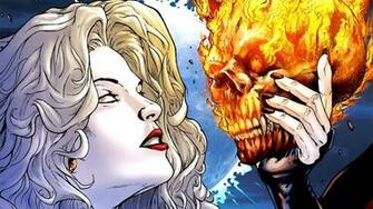 Lady Death Holding The Fire Skull HD Desktop Wallpaper