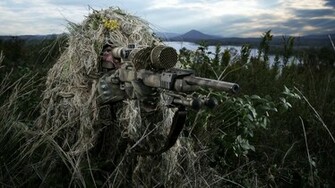 Sniper Wallpaper Soldier Weapon