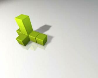 Cubes Blurry Green Desktop Abstract X