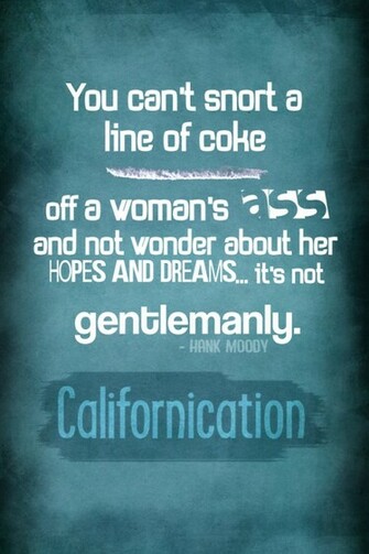 Hank Moody Typography By Mariksh