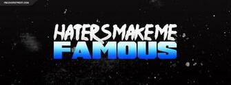 Haters Make Me Famous Blue Pink