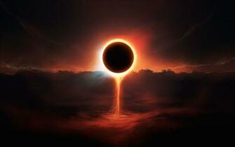 HD Wallpaper Solar Eclipse Kids Art Science