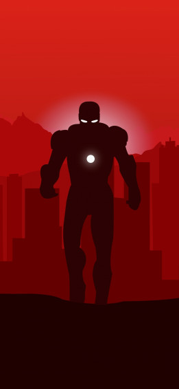 Wallpaper Marvel Iron Man Minimalist iPhone