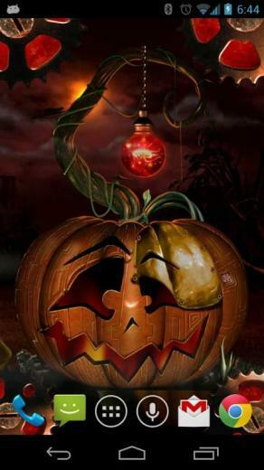 Menu Wallpaper Live Halloween Steampunkin Lwp