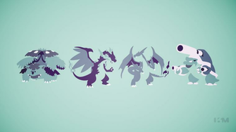 Gen I Starters Mega Evolutions Full HD Wallpaper And
