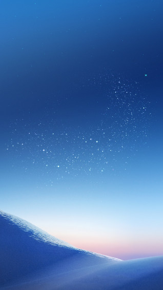 Blue Galaxy iPhone Wallpaper