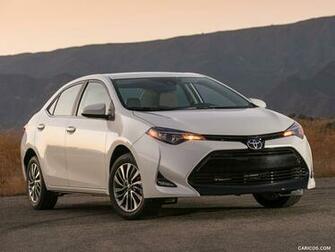 Toyota Corolla Le Eco Super White Front Three