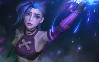 Arcane Jinx Fan Art 4k Wallpaper Resolution HD Image