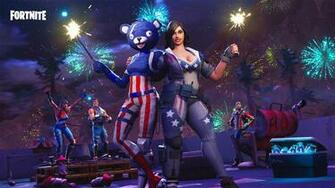Fortnite Game Background 4th July Wallpaper And Stock