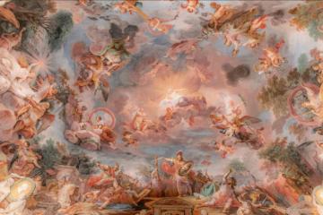 Renaissance Fresco Art Wallpaper Mural Wallmur