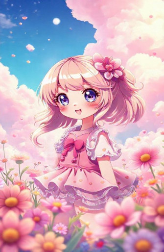 Cute Anime Girls HD Wallpaper