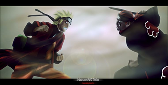 Naruto Vs Pain By Sinist3r Depht