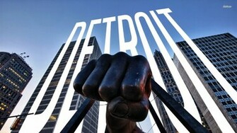 Monument To Joe Louis Detroit Wallpaper
