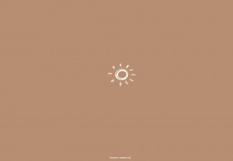 Brown Aesthetic Wallpaper For Laptop Shining Sun