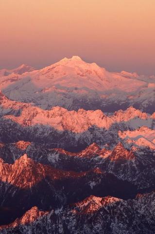 Pink Mountains Wallpaper Getwalls Io