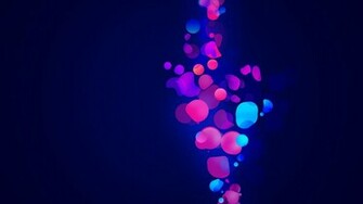 Purple Abstract Bubbles