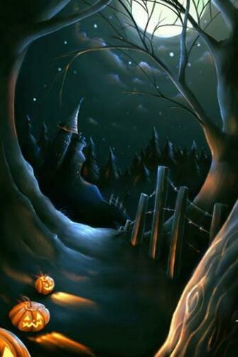Halloween Night iPhone Wallpaper Cell Phone P