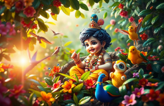 Natkhat Krishna HD Wallpaper