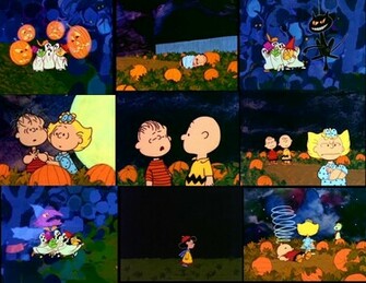 Great Pumpkin Charlie Brown Computer Wallpaper Desktop Background