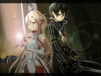 Asuna Kirito Sword Art Online Wallpaper Theanimegallery