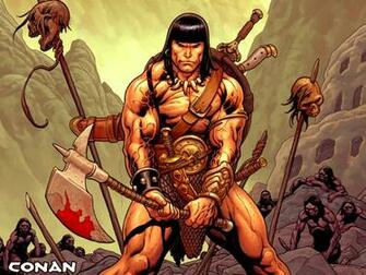 Conan The Barbarian Wallpaper Stock Photos
