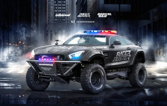 Wallpaper Auto Figure The City Machine Police Background