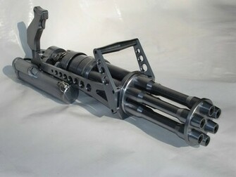 Weapons Minigun Wallpaper