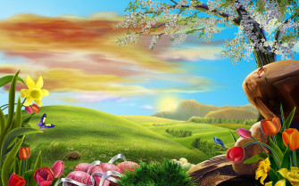 HD Desktop Wallpaper Easter Holiday Egg Picture