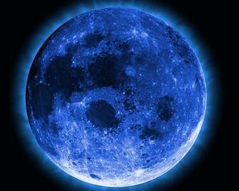 Blue Moon Wallpaper HD In Space Imageci