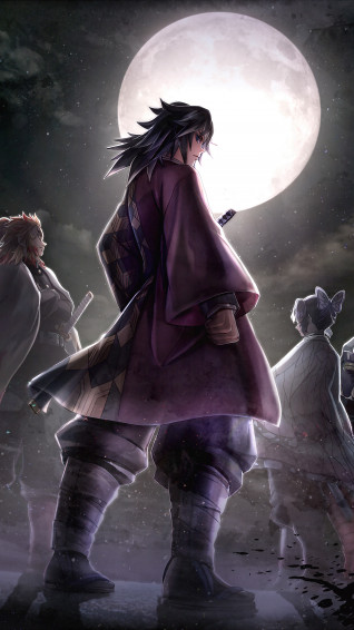 Demon Slayer All Hashira Members Wallpaper iPhone Phone 4k 2281f