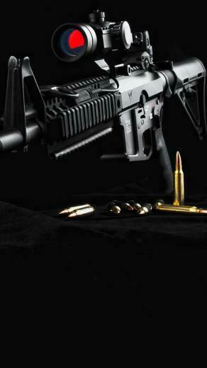 Gun Ar15 iPhone 5s Wallpaper iPad