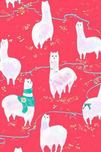 Cute Cartoon Llama Wallpaper Alpaca Dromfgo Top