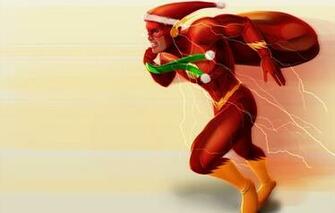 Wallpaper Flash Dc Comic Barry Allen Santa Bag Gifts Holiday New