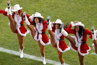 Cheerleader Nfl Football Indianapolis Colts Christmas F Wallpaper