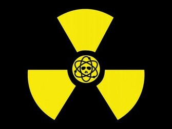 Yellow Symbol Radioactive Radiation Simple Wallpaper