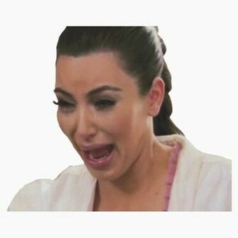 Kim Kardashian Crying Stickers By Sailorlolita