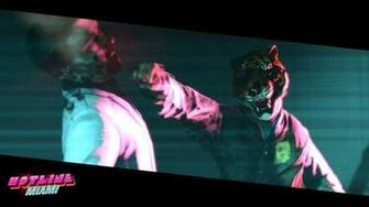 Miami Action Shooter Fighting Hotline Payday Poster Wallpaper