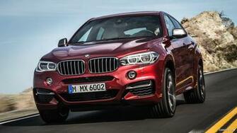 Bmw X6 M50d Flamenco Red Front HD Wallpaper
