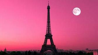 Pink Paris Eiffel Tower Wallpaper For