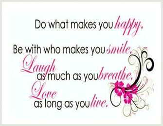 Words For A Happy Life Wallpaper