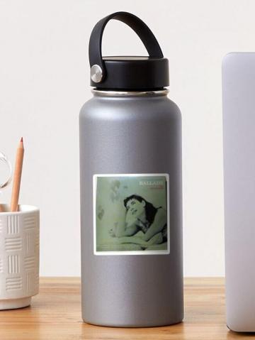 Ballads For Background Beatnik Girl S Album Cover Sticker