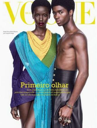 Alton Mason Anok Yai Cover Vogue Brazil August Issue