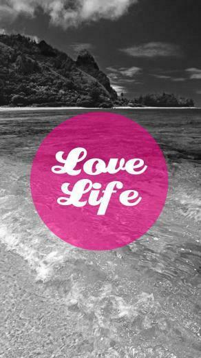 Pink Beach Sea Love Life iPhone Wallpaper Phone Background Lock Screen