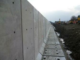 Precast Concrete L Shape Retaining Walls