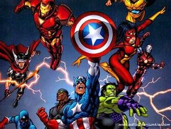 The Avengers Cartoon Wallpaper HD Desktop Background