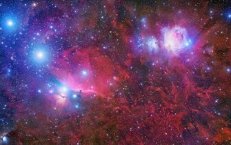 Trippy Outer Space Background