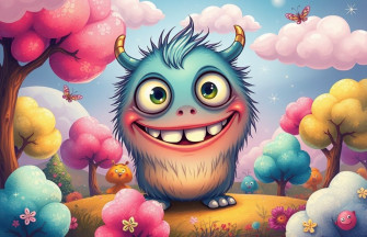 Cute Monster Wallpaper