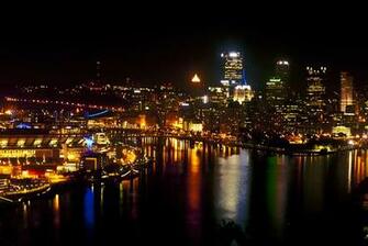 Pittsburgh At Night Wallpaper By